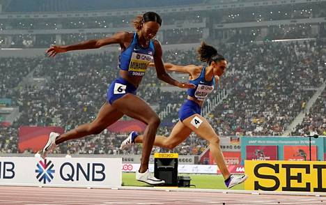 Dalilah Muhammad juoksi ME:n naisten 400 metrin aidoissa
