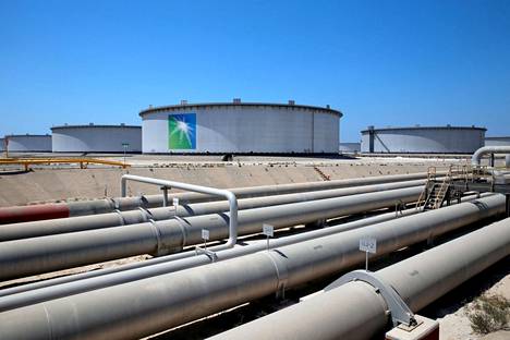 Saudi-Arabian öljy-yhtiön tuotantolaitos Ras Tanurassa.