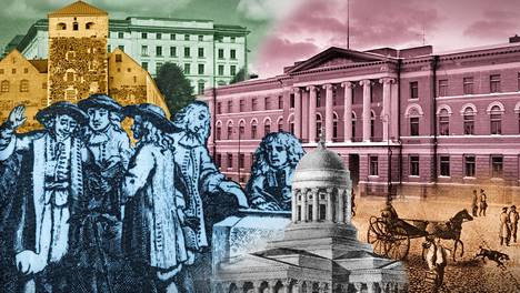 Suomen ainoa yliopisto siirrettiin Turusta Helsinkiin 1828.