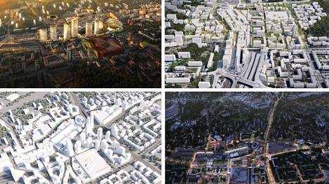 Arkkitehtuuri | Miltä näyttää tulevaisuuden Itäkeskus? Ideakilpailun neljä finalistia on valittu