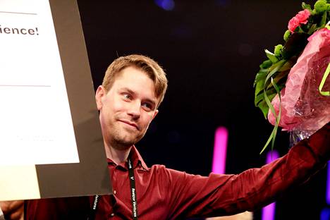 Johan Seijsing oli tiedepitchauksen ykkönen Slushin Skolar Award -kilpailussa.