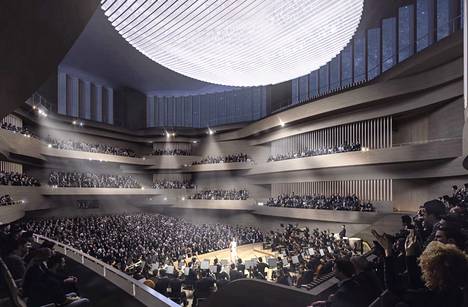 Internationally known acousticians have been used in the design of the concert halls. 