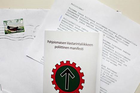Pohjoismainen vastarintaliike lähetti poliittisen manifestinsa kansanedustajille.