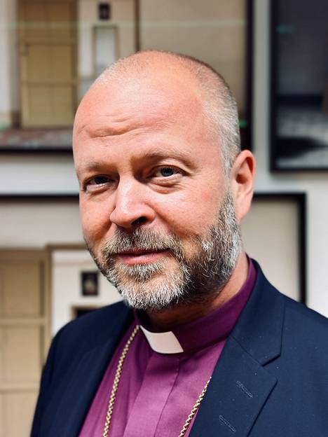 Helsinki bishop Teemu Laajasalo's beard experiment started with a fake mustache.  The beard grew amazingly fast.