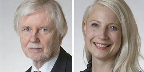 Tutkimuksessa käytetyt kuvat Erkki Tuomiojasta ja Laura Huhtasaaresta ovat eduskunnan virallisia kansanedustajakuvia.