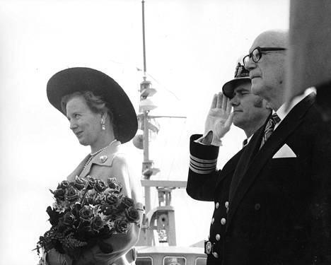 Kuningatar Margareeta II oli vierailulla Suomessa vuonna 1973. Hänestä oli tullut Tanskan kuningatar edellisenä vuonna.
