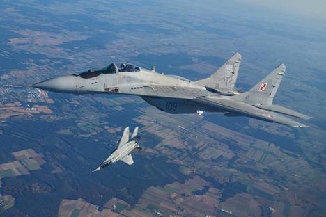 Puolalaiset Mig-29-hävittäjät osallistuivat Naton harjoituksiin Puolassa viime lokakuussa. 