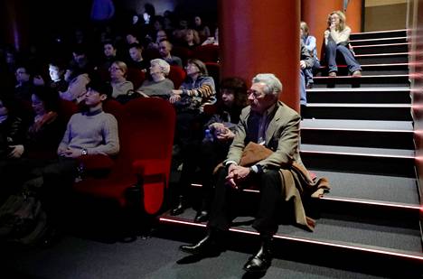 Yleisöä moskovalaisessa elokuvateatterissa tammikuussa 2018.