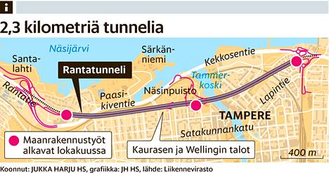 Tutkintapyyntö Tampereella: Jättitunneli voi kaataa taloja - Kotimaa 