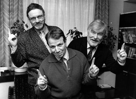 VEK Group, ie Jukka Virtanen, Matti Kuusla and Aarre Elo in 1987.