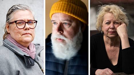 Heidi Veräjäntausta (vas.), Antti Laulajainen ja Hanna Kosonen ovat Vastaamon tietomurron uhreja.