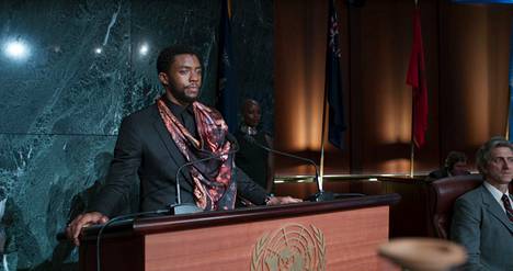 Chadwick Boseman vuoden 2018 Black Panther -elokuvassa.