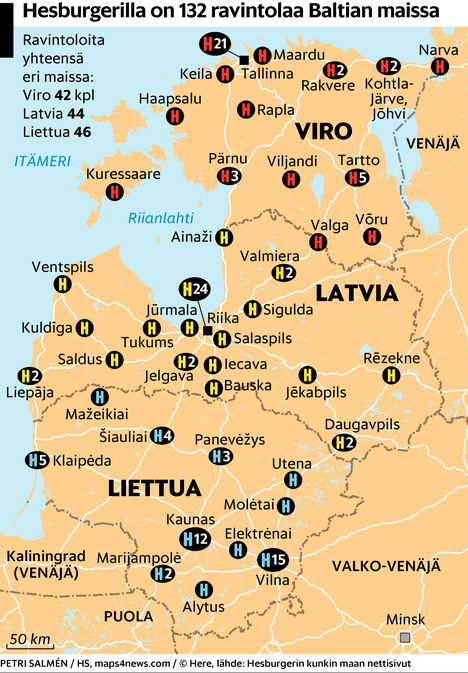 Hesburger kasvaa nyt kovaa vauhtia – Baltiaan aiotaan avata lähivuosina  noin 40 uutta ravintolaa - Talous 