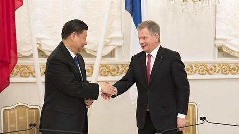Kiinan presidentti Xi Jinping tapasi valtiovierailullaan keskiviikkona presidentti Sauli Niinistön.