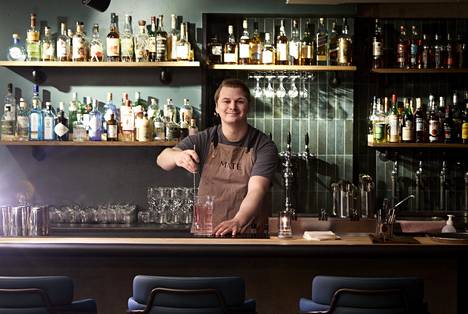 Bar Maten omistaja Mika Amunét on Australiassakin työskennellyt, palkittu baarimestari.