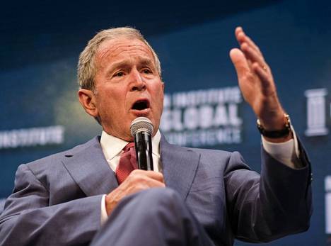Yhdysvaltain aiempi presidentti George W. Bush vuonna 2017. Bush oli presidentti vuodesta 2001 vuoteen 2009.