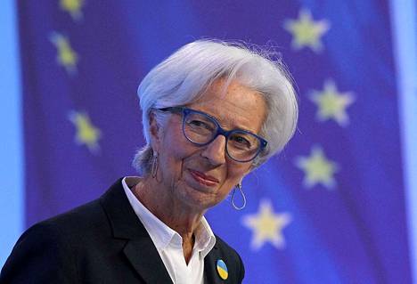 Euroopan keskuspankin pääjohtaja  Christine Lagarde. 