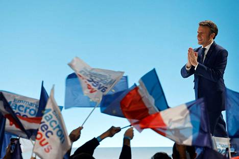 Emmanuel Macron oli odotetusti Ranskan presidentinvaalien ensimmäisen kierroksen ykkönen.
