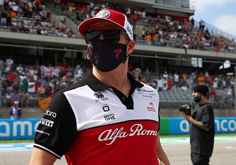 Kimi Räikkönen jäi ilman pisteitä Austinissa.