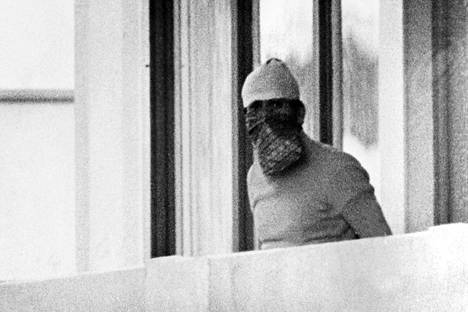 Teroristi kuvattiin olympiakylän huoneen parvekkeella.