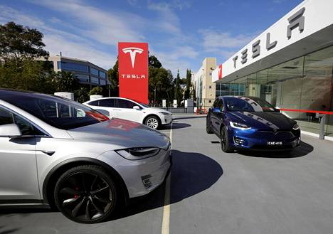 Teslan Model X -autoa koeajettiin Sydneyssä Australiassa toukokuussa.