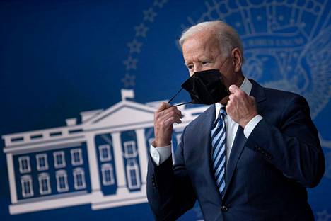 Yhdysvaltain presidentti Joe Biden puhui torstaina Washingtonissa myös Ida-myrskyn tuhoista.