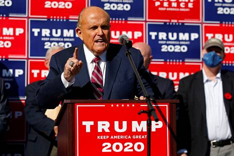 Donald Trump's lawyer, Rudy Giuliani, led a campaign alleging massive election fraud led to Joe Biden's victory in the 2020 presidential election.