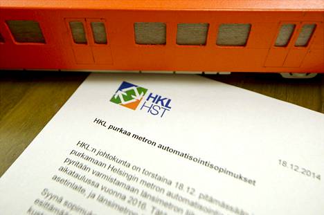 HKL päätti irtisanoa automatisointisopimuksen vuonna 2014.