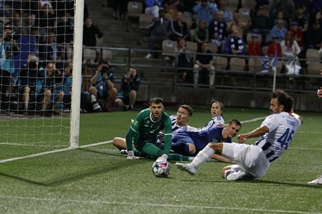 Diogo Tomas scored HJK's equalizer in the last moments.