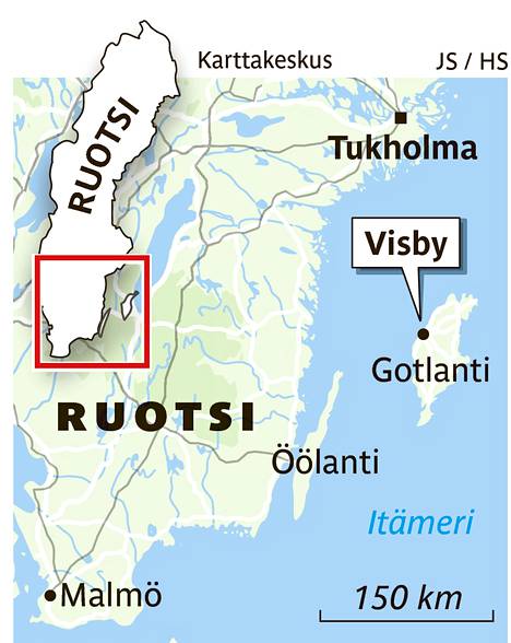 Viikon bileet Visbyssä - Ulkomaat 