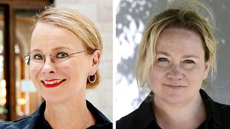 Ruotsin kansallismuseon pääjohtaja Susanna Pettersson ja Tukholman kaupunginteatterin johtaja Maria Sid.