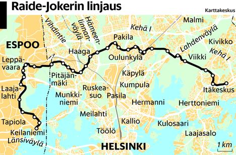 Länsimetron sotku ei pelota Raide-Jokerin suunnittelijaa: ”Jokerin pitää  olla menestystarina” - Kaupunki 