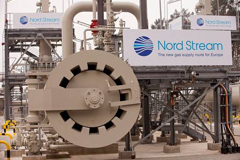 Nord Stream -kaasuputken laitteistoa Saksassa. 