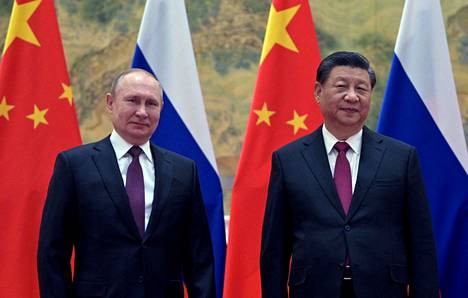 Venäjän presidentti Vladimir Putin tapasi Kiinan presidentin Xi Jinpingin viime vuoden helmikuun alussa Pekingissä.
