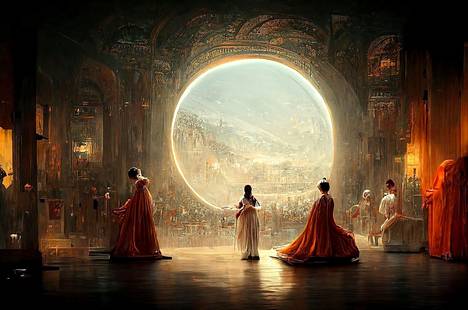 The Théâtre D'opéra Spatial work created with Midjourney artificial intelligence won an award in an art competition in Colorado.