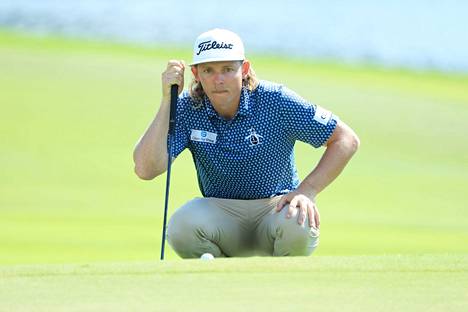 Cameron Smith sihtaili puttilinjaa viime viikonloppuna PGA-kiertueen finaalikilpailussa, mutta menestys siellä jäi laimeaksi.