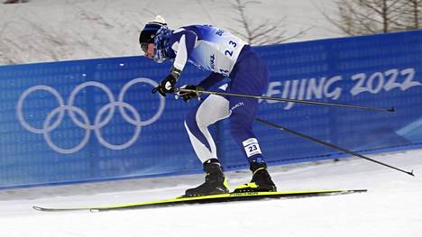 Joni Mäki löysi huippuvauhdin olympialadulla tiistaina.