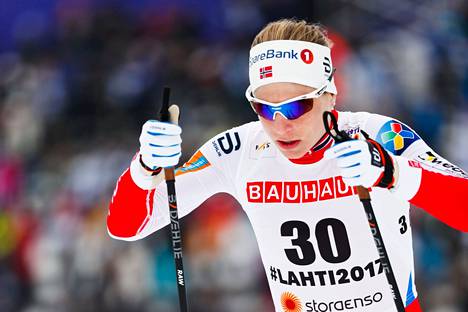 Astrid Uhrenholdt Jacobsen otti pronssia Lahden MM-kisoissa vuonna 2017. Nykyään hän toimii urheilun luottamustehtävissä.