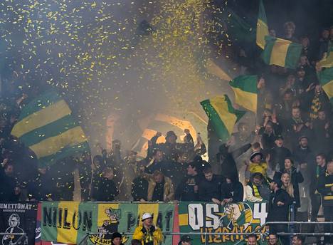 A couple of hundred Ilves supporters got to celebrate a rare victory in Töölö.