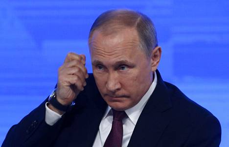 Venäjän presidentti Vladimir Putin osallistui jokavuotiseen uutiskonfrenssiinsa Moskovassa 23. joulukuuta.