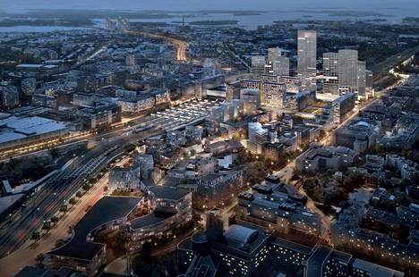 Helsinki ja Espoo kisaavat korkeimmasta pilvenpiirtäjästä - Koti 