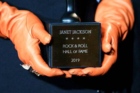 Janet Jacksonille myönnettiin Rock and Roll Hall of Fame -tunnustus vuonna 2019.