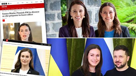 Suomen pääministeri Sanna Marinin avioero oli näyttävästi esillä vielä torstainakin muun muassa BBC:n ja CNN:n nettisivuilla. Pääministerikaudella Sannan Marin on tavannut eri maiden johtajia, kuten Uuden-Seelannin Jacinda Ardernin ja Ukrainan Volodymyr Zelenskyin.