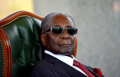 Zimbabwen entinen presidentti Robert Mugabe vuonna 2018.