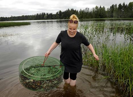 Heidi Kjellman nostaa Kymijoesta satoja rapuja – saksiniekkoja riittää  joulupöytäänkin - Ruoka 