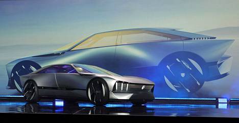 Stellantis julkaisi suunnitelmiaan sähköisestä Peugeot-autosta Las Vegasissa tammikuun alussa.
