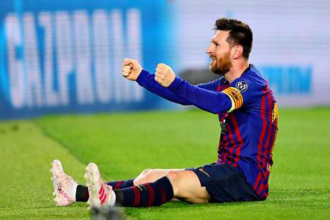 Lionel Messi osui kahdesti Liverpoolia vastaan, ja tuuletuksista näkyi valtava tunnelataus.