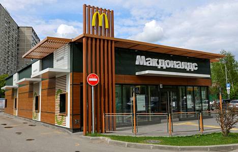 Suljettu McDonald’s-hampurilaisketjun ravintola Moskovassa 16. toukokuuta. 