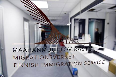 Maahanmuuttoviraston palvelupiste Helsingissä.