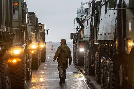 At the end of October, the convoy of US Marines arrived in Hanko to participate in the Freezing Winds exercise.